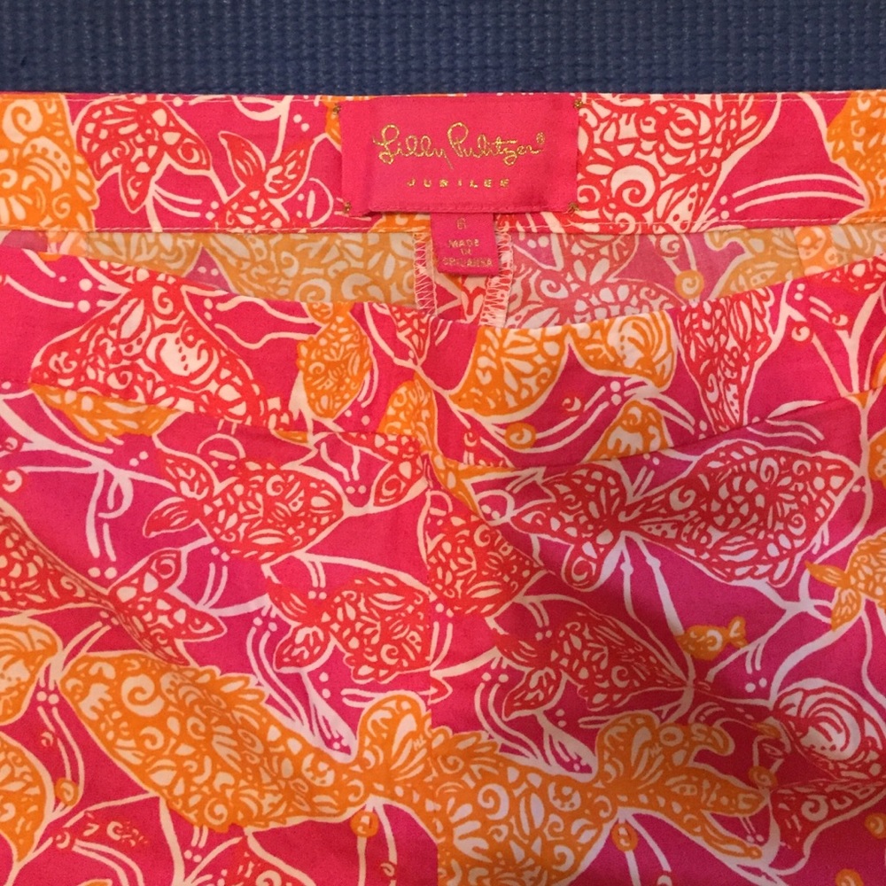 Lilly Pulitzer light cotton wide leg pants - Picture 5 of 7